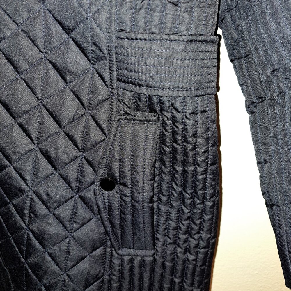 Liz Claiborne Hooded Midweight Quilted Jacket - Picture 4 of 11